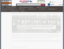 Tablet Screenshot of americandetentionsupplies.com